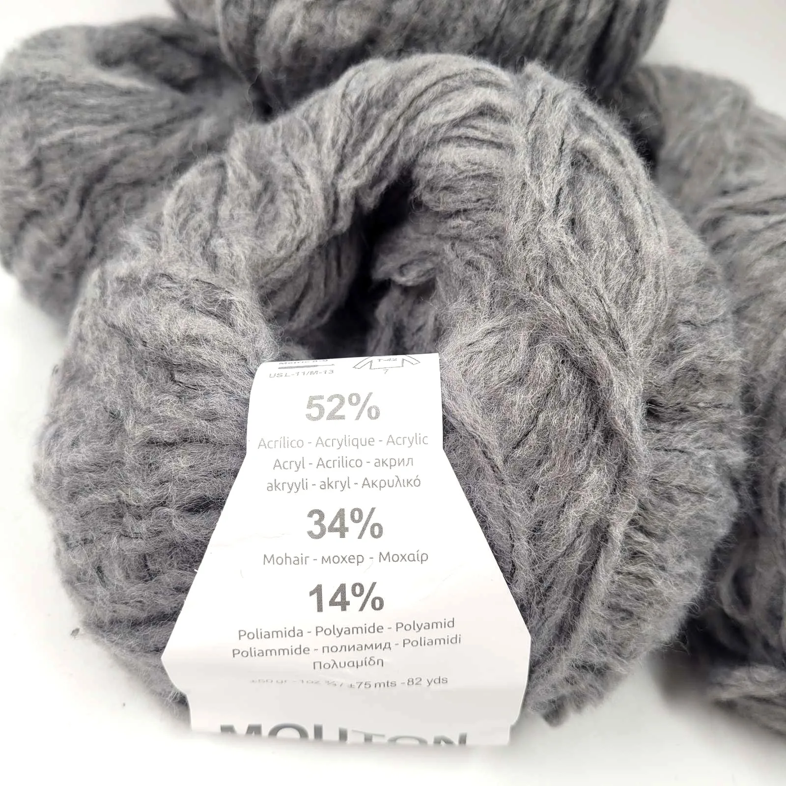 34% Mohera, 14% Poliamidas, 52% Akrilas - Image 2