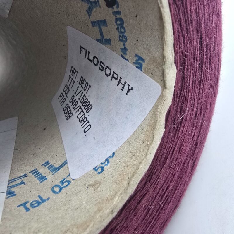 5% Angora, 10% Kašmyras, 50% Merino vilna, 20% Medvilnė, 15% Poliamidas (Ritė 870g) - Image 3