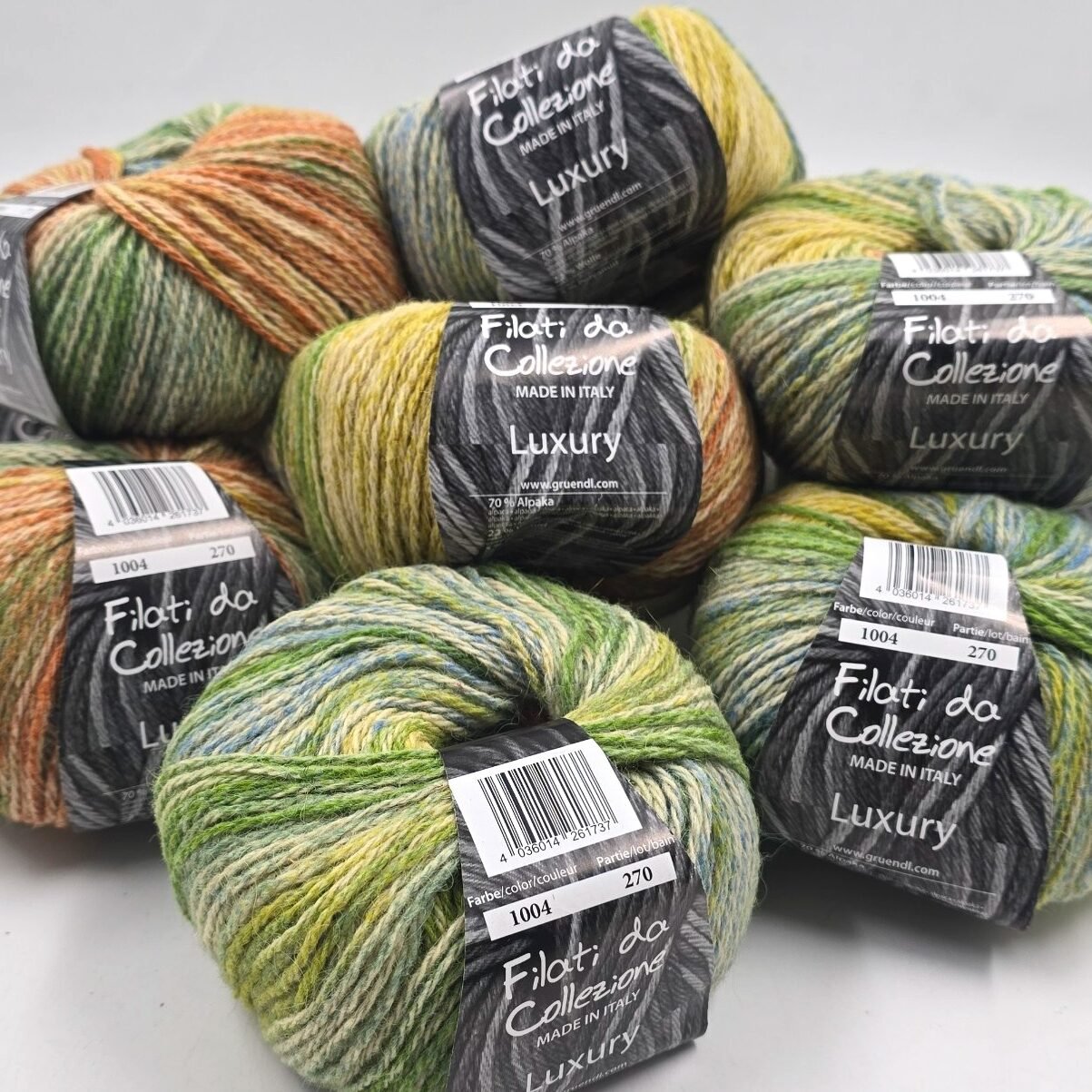 70% Alpaka, 22% Vilna, 5% Poliamidas, 3% Linas