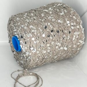 50% Medvilnė, 50% Poliesteris + Žvyneliai