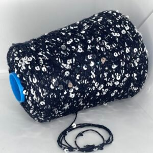 50% Medvilnė, 50% Poliesteris + Žvyneliai