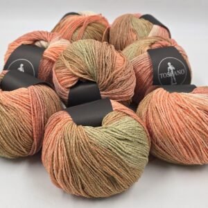 77% Medvilnė Organic, 15% Viskozė, 8% Poliamidas